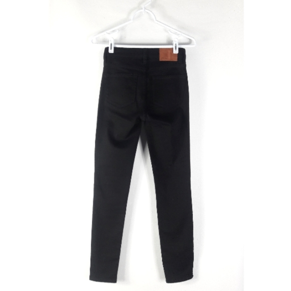 { J.Crew } High Rise Skinny Jeans. Premium Black Stretch Denim. Size 24 - Picture 6 of 8